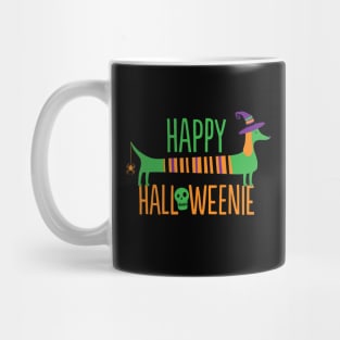 Happy Halloweenie Cute Funny Dachshund Halloween Dog Mug